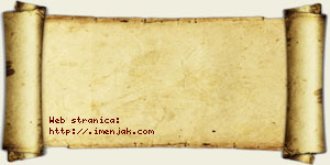 Jadranka Lisinac vizit kartica